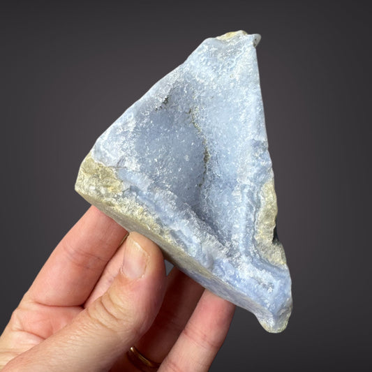 Blue Lace Agate Raw Druzy Cluster