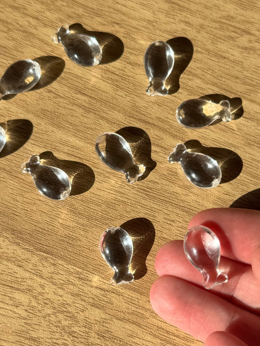 Clear Quartz Mini Fish Carving | Intuitively Chosen