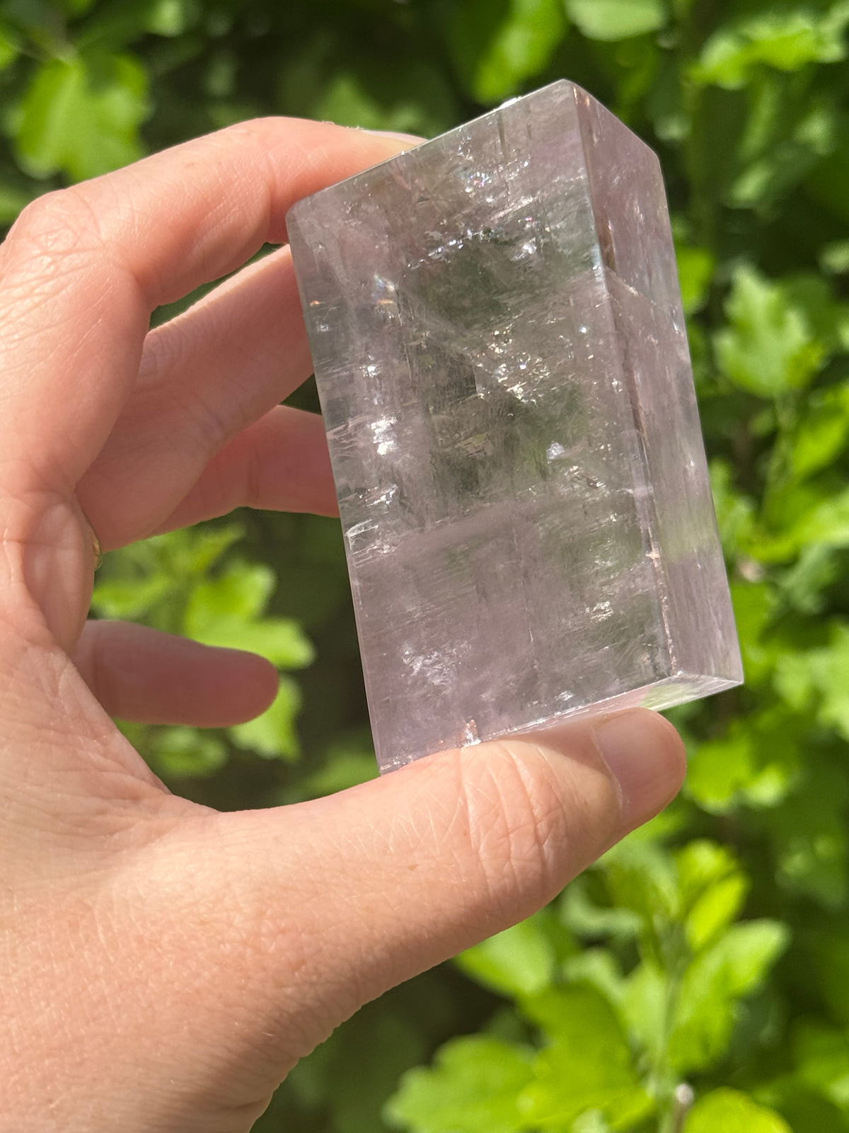 Rare Lilac Optical Calcite Freeform