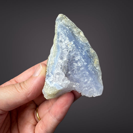 Blue Lace Agate Raw Druzy Cluster