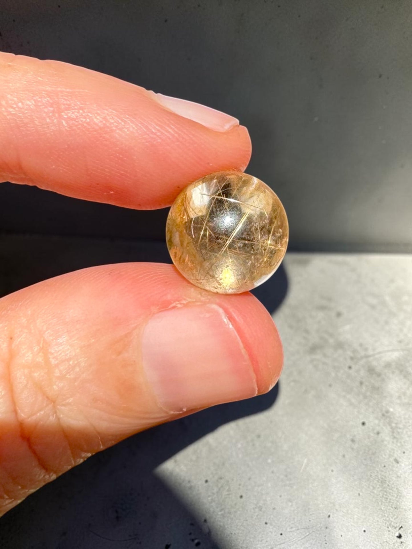 Golden Rutile Mini Sphere