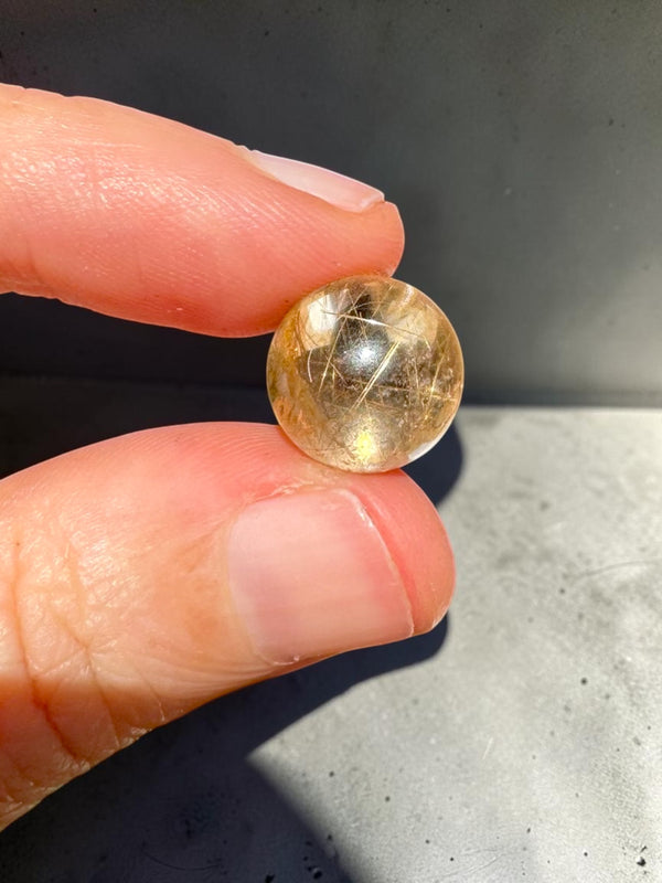 Golden Rutile Mini Sphere