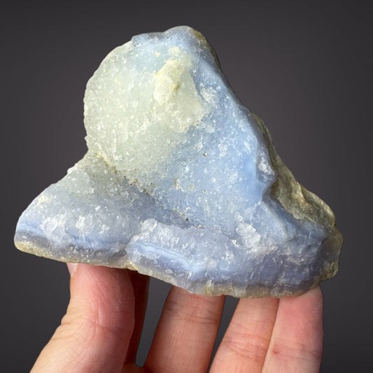 Blue Lace Agate Raw Druzy Cluster