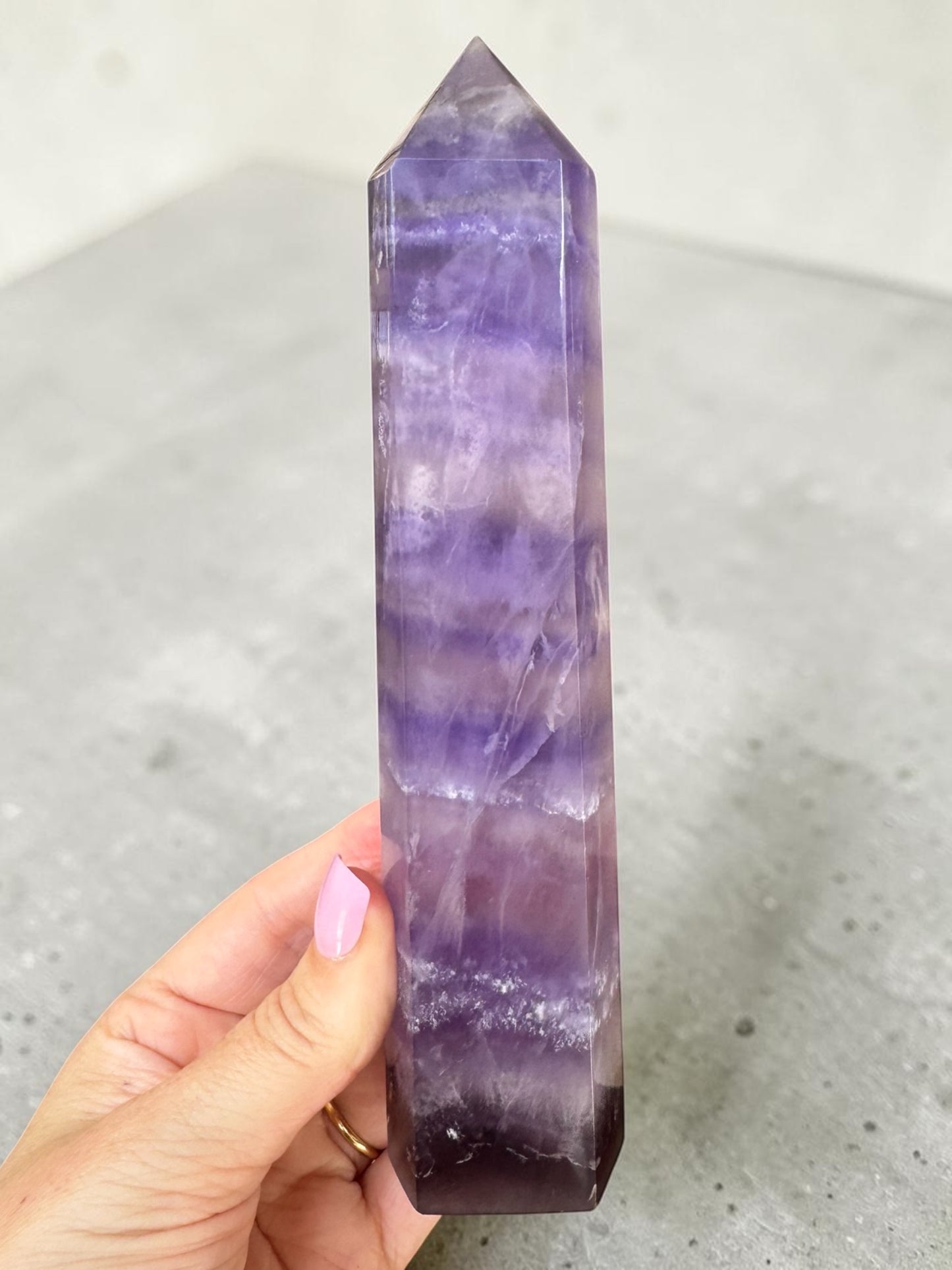Purple Fluorite Tower