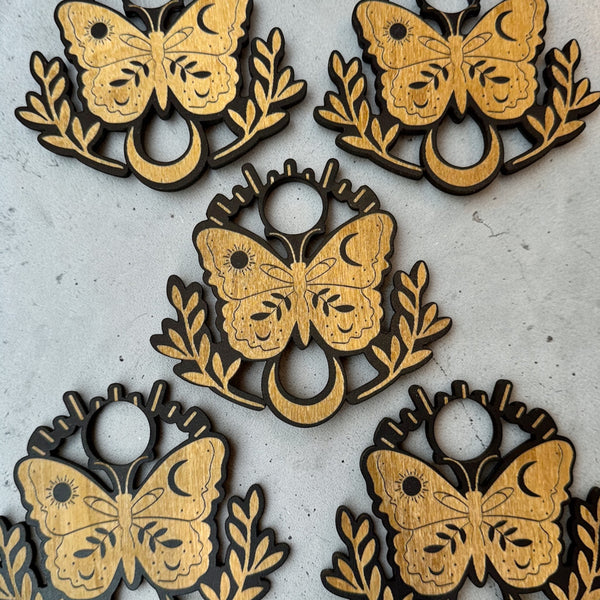 Butterfly Wooden Sphere Stand