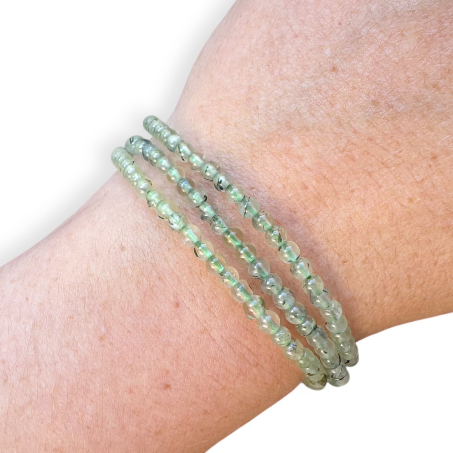 Prehnite Bracelets 4mm