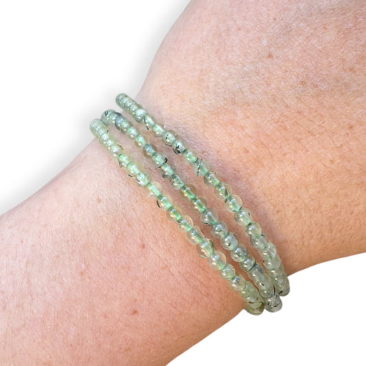 Prehnite Bracelets 4mm