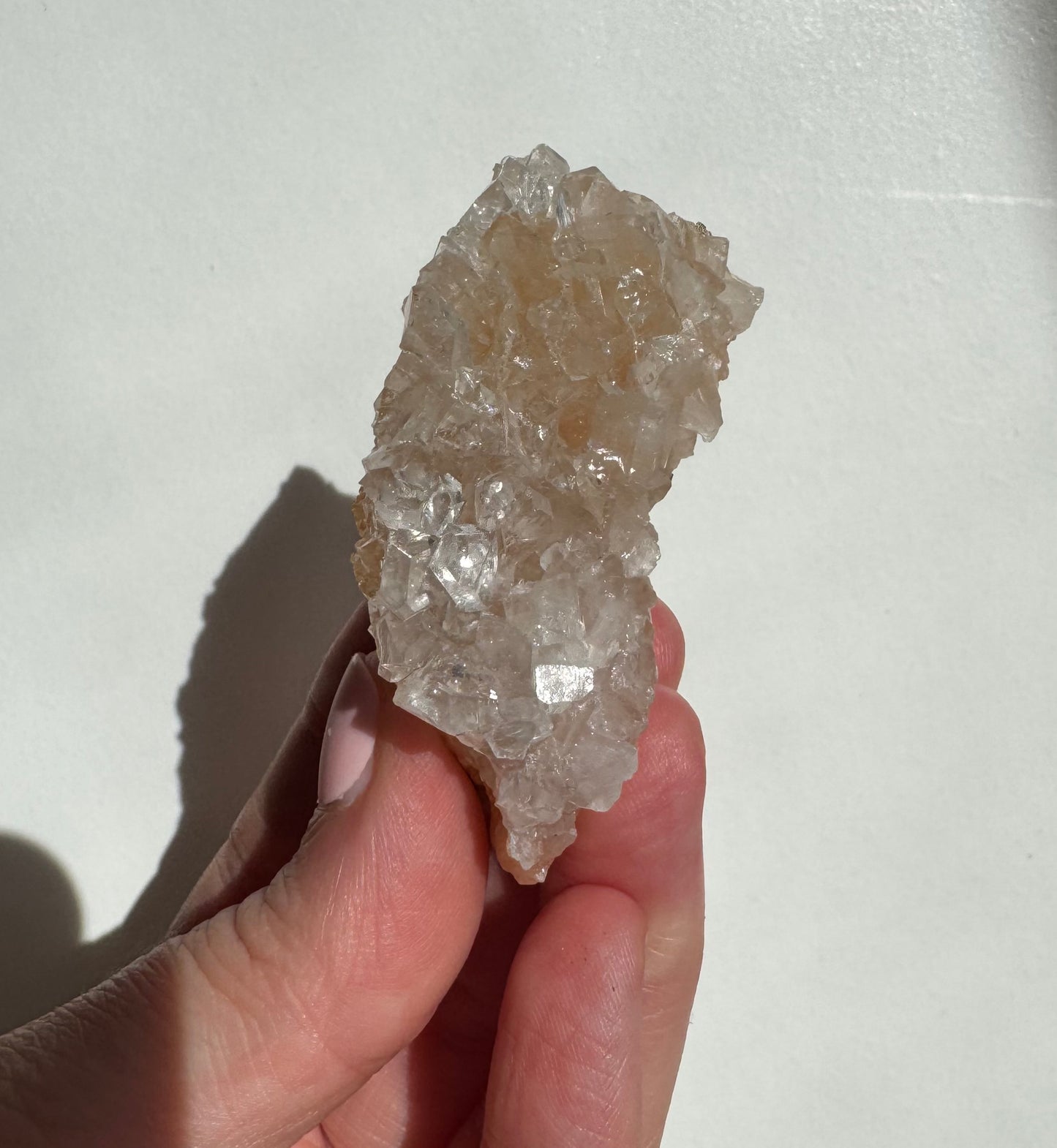 Peach Diamond Apophyllite Cluster/Specimen (C)