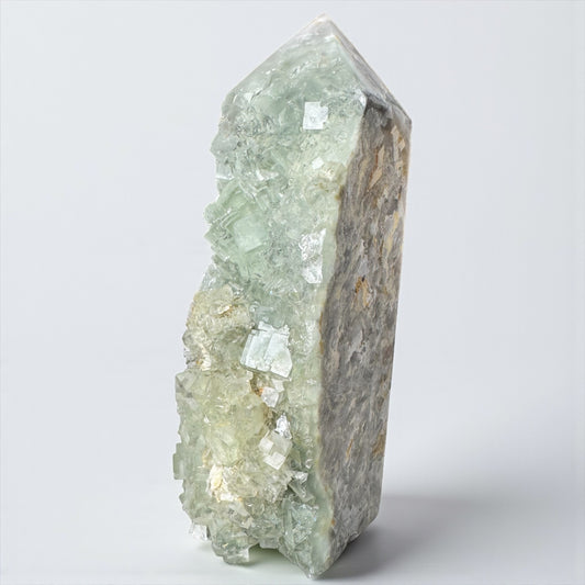 Raw Druzy Fluorite Tower