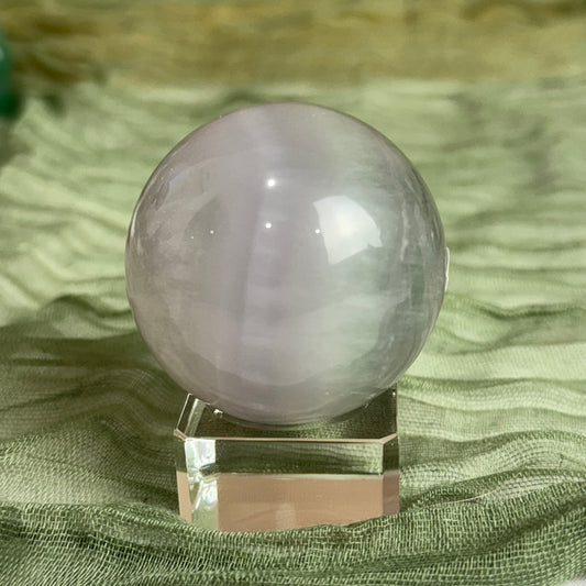 Lavender Fluorite Sphere c