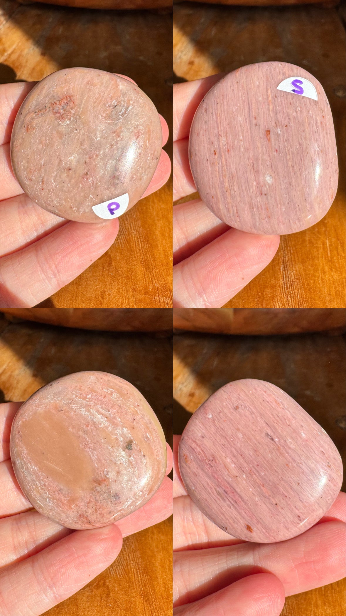 Pink Petrified Wood Flat Stones | Choose Your Own