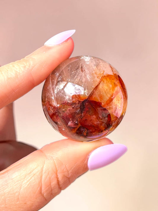 Fire Quartz Sphere