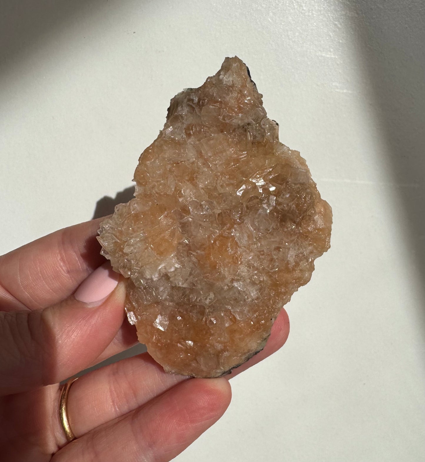 Peach Diamond Apophyllite Cluster/Specimen (B)