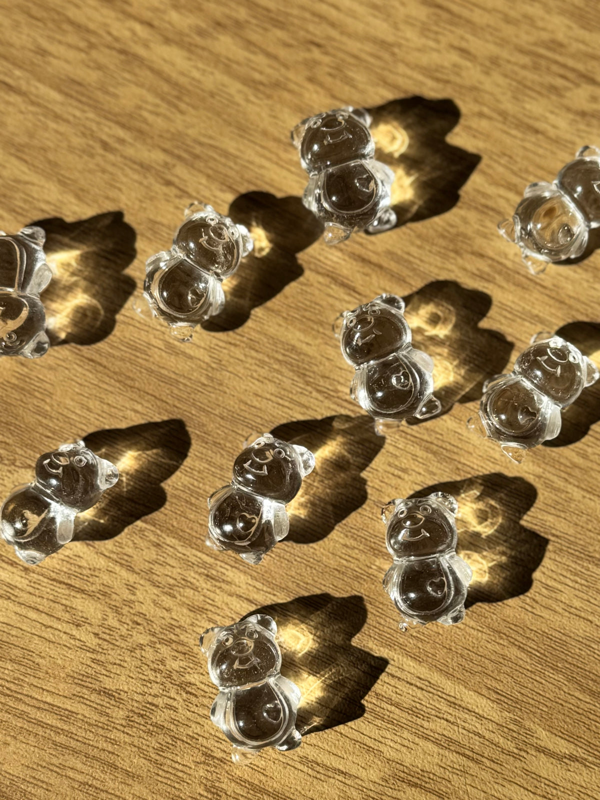 Clear Quartz Mini Lotso Bear Carving | Intuitively Chosen