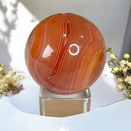 Carnelian Sphere (a) 5cm
