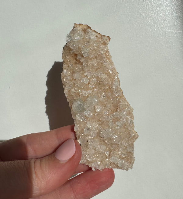 Peach Diamond Apophyllite Cluster/Specimen (B)