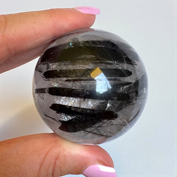 Tourmaline in Quartz Sphere 5cm