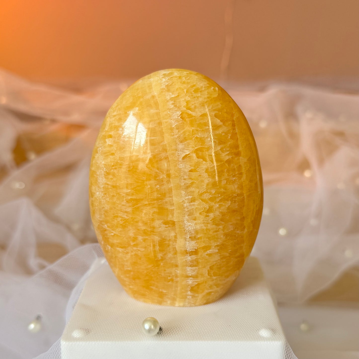 Orange Calcite Freeform (a)