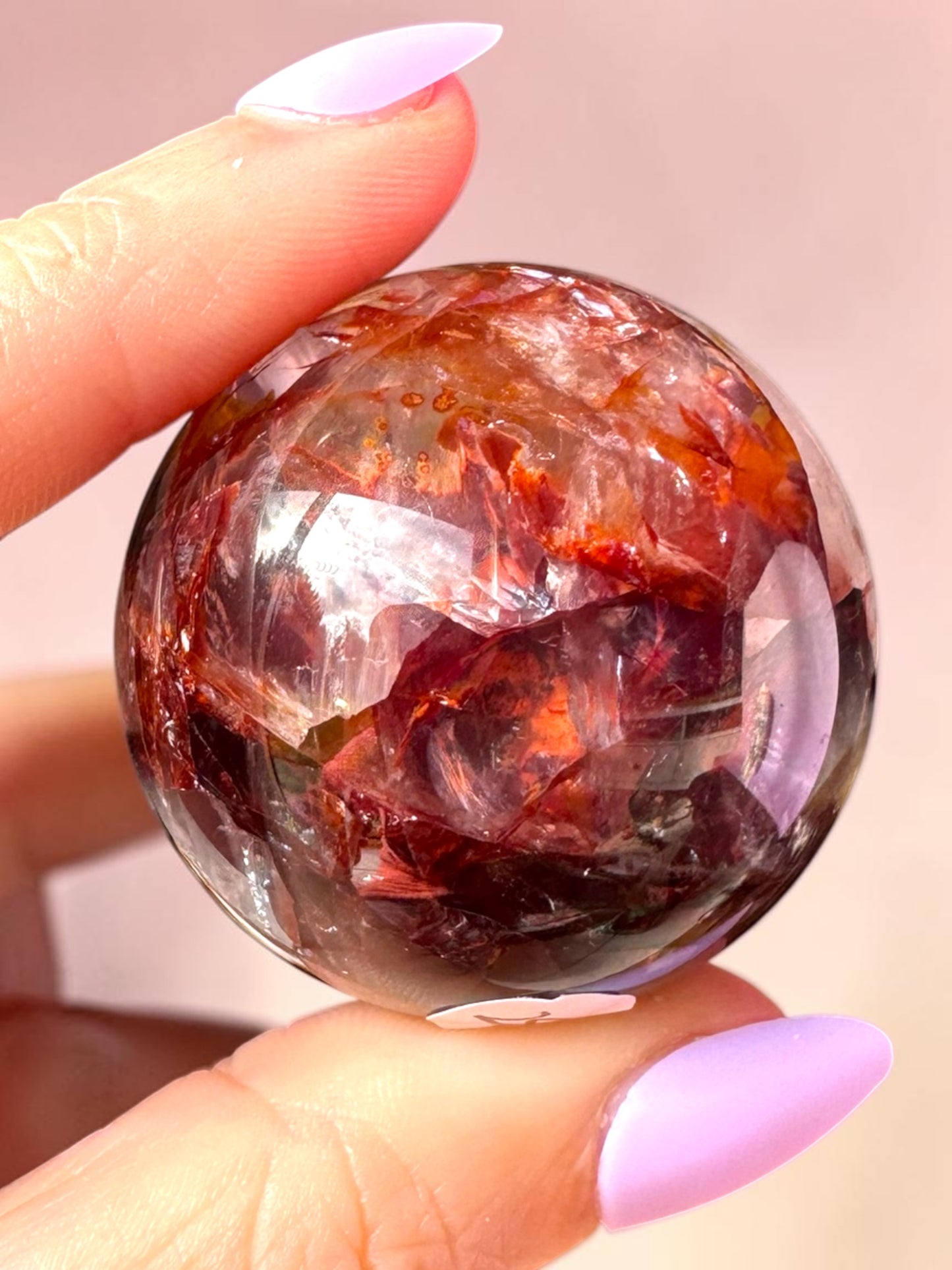 Fire Quartz Sphere