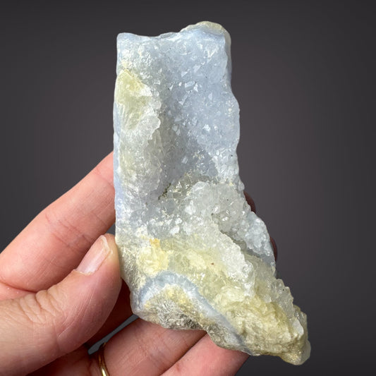 Blue Lace Agate Raw Druzy Cluster