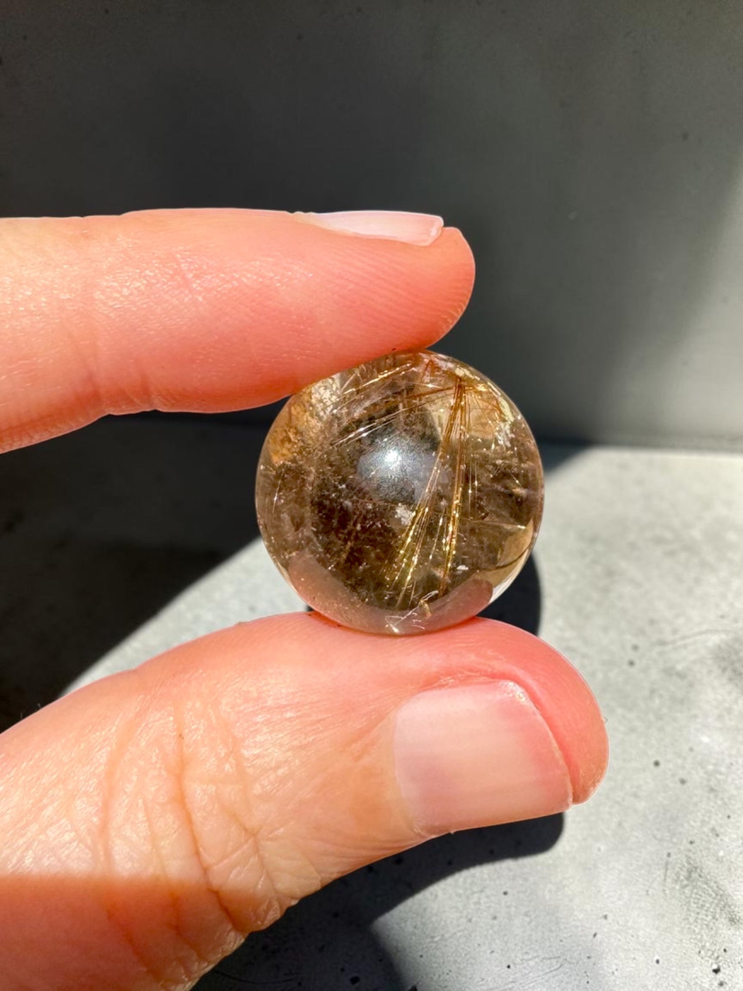 Golden Rutile Mini Sphere