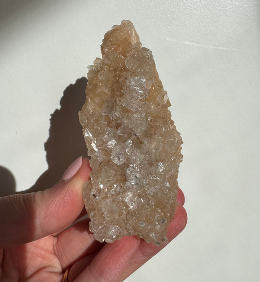 Peach Diamond Apophyllite Cluster/Specimen