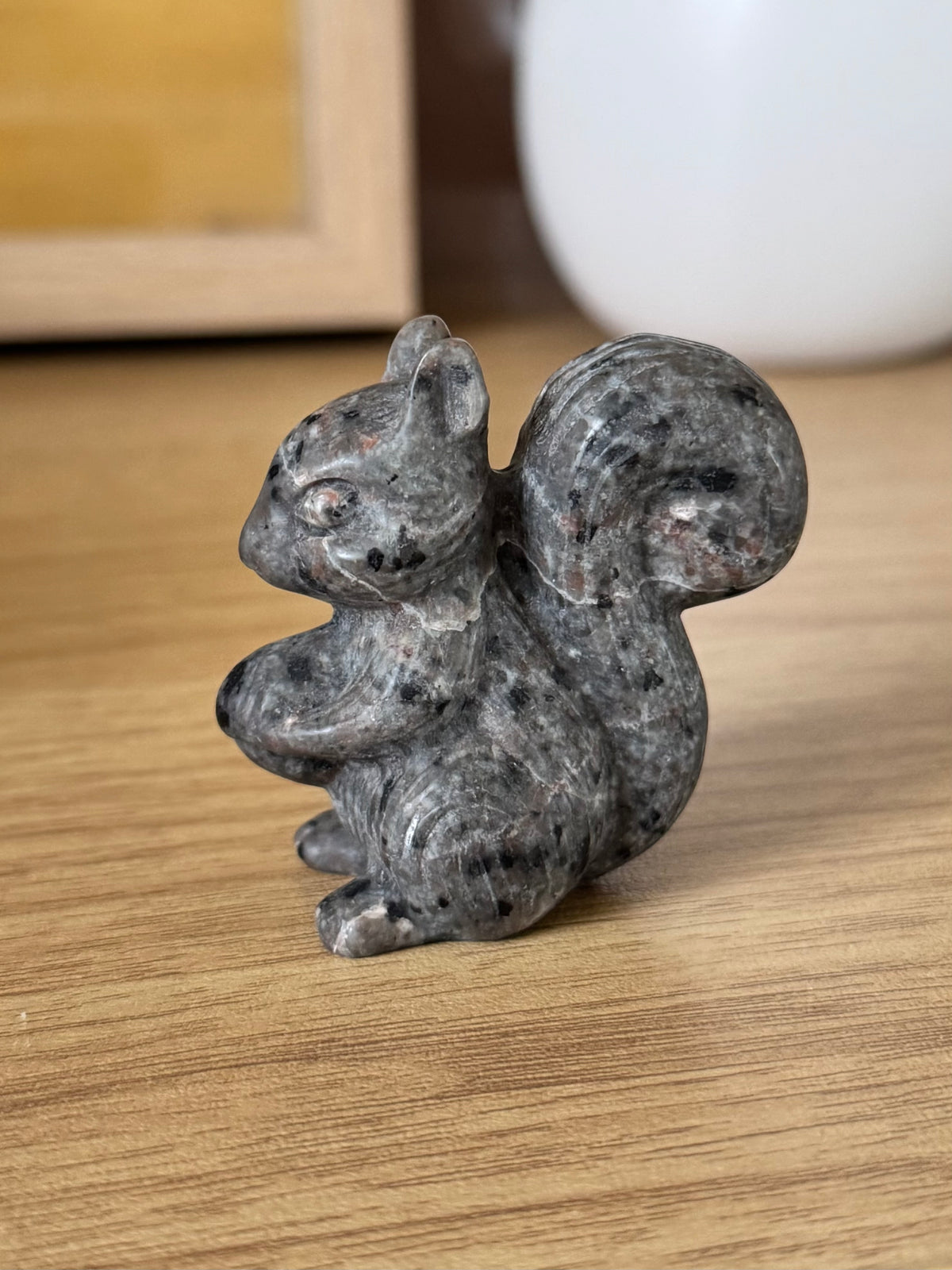 Yooperlite Squirrel Carving