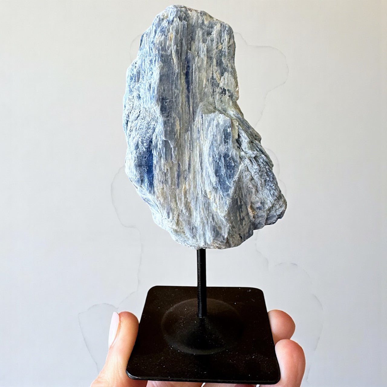 Raw Blue Kyanite on Stand