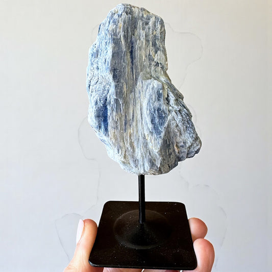 Raw Blue Kyanite on Stand