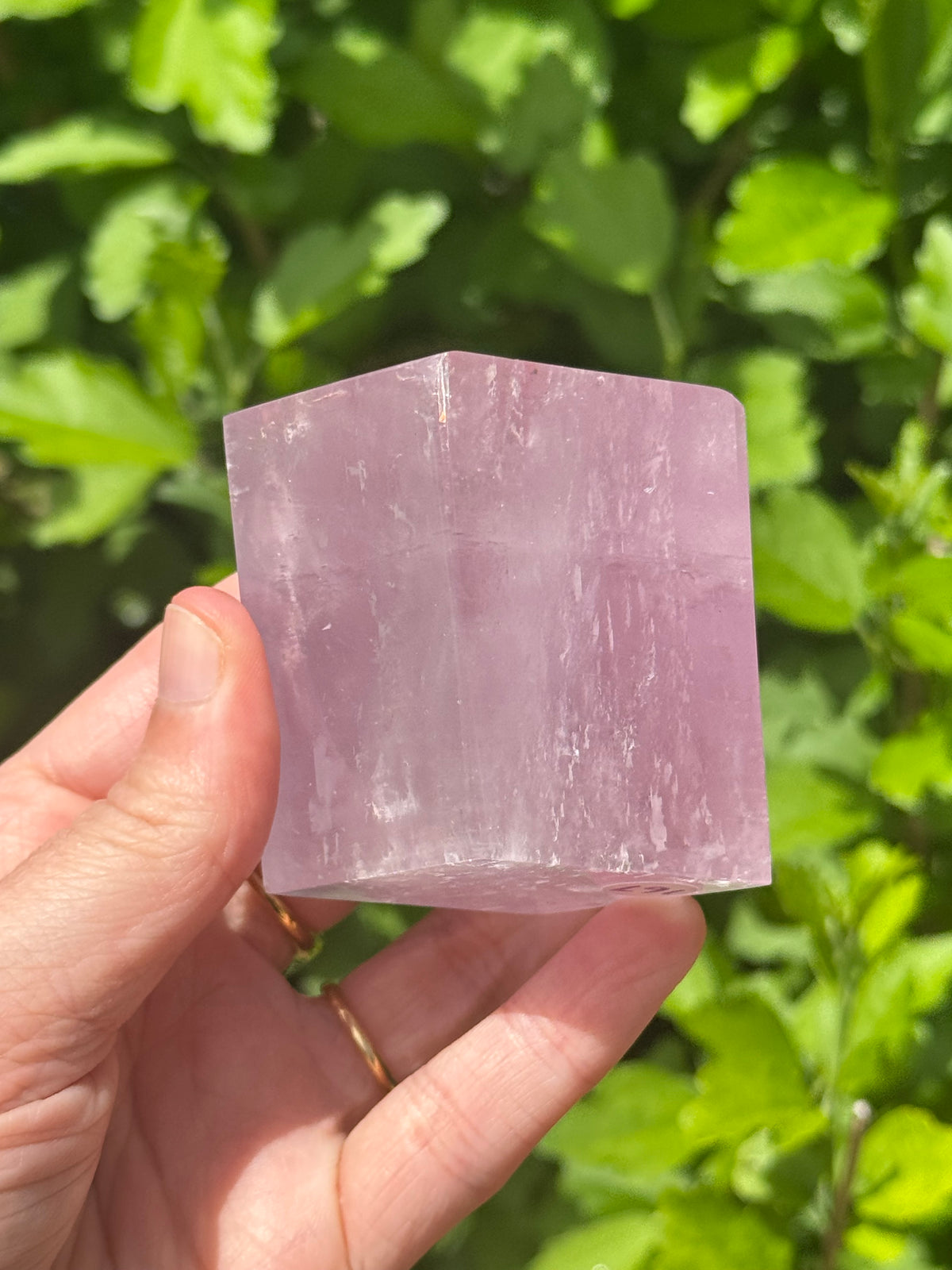 Rare Lilac Optical Calcite Freeform