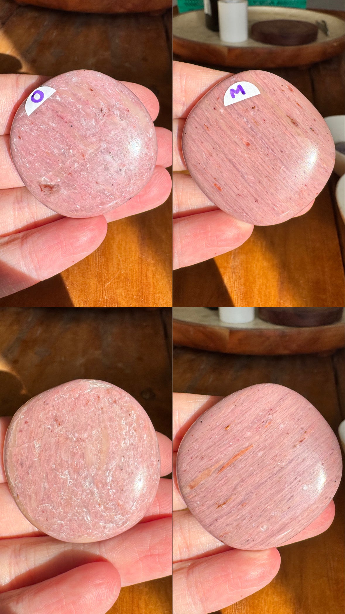 Pink Petrified Wood Flat Stones | Choose Your Own