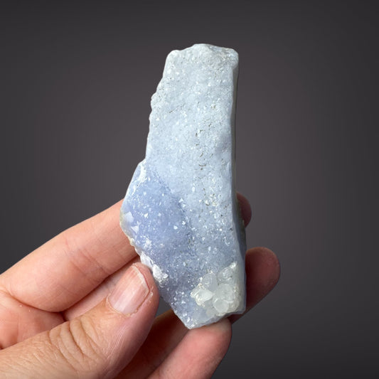 Blue Lace Agate Raw Druzy Cluster