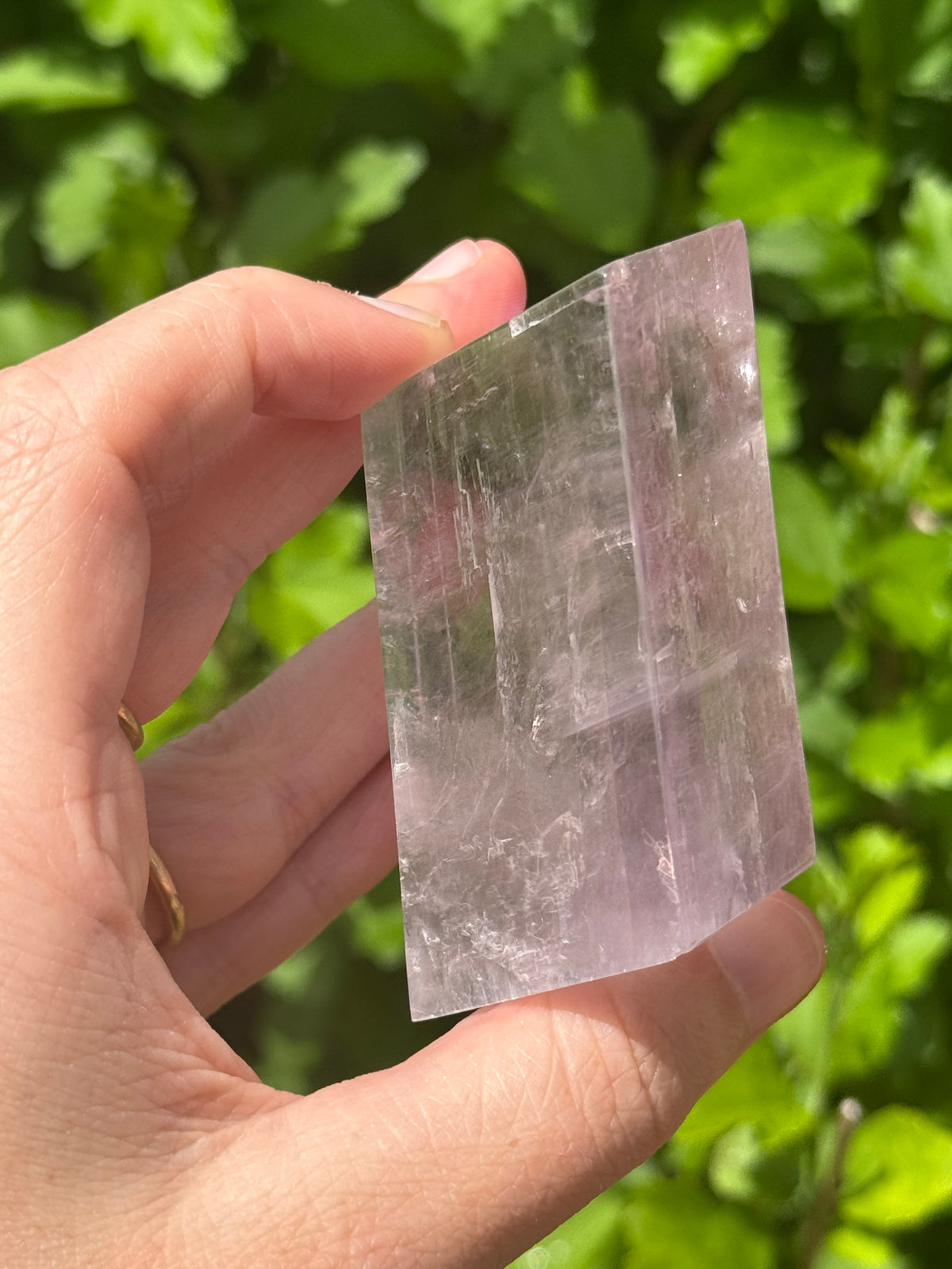 Rare Lilac Optical Calcite Freeform
