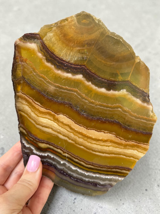 Yellow Fluorite Slab