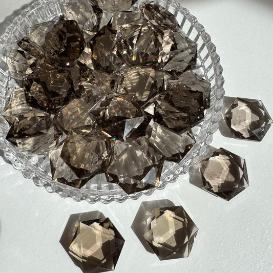 Smokey Quartz Mini Faceted Gusher | Intuitively Chosen