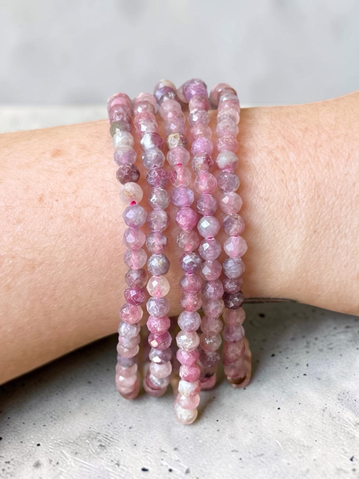 Unicorn Stone Faceted Bead Bracelets