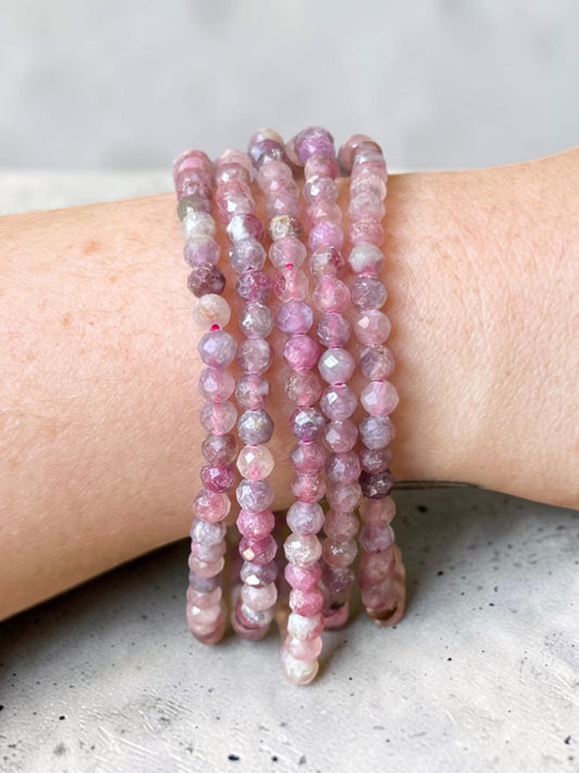 Unicorn Stone Faceted Bead Bracelets
