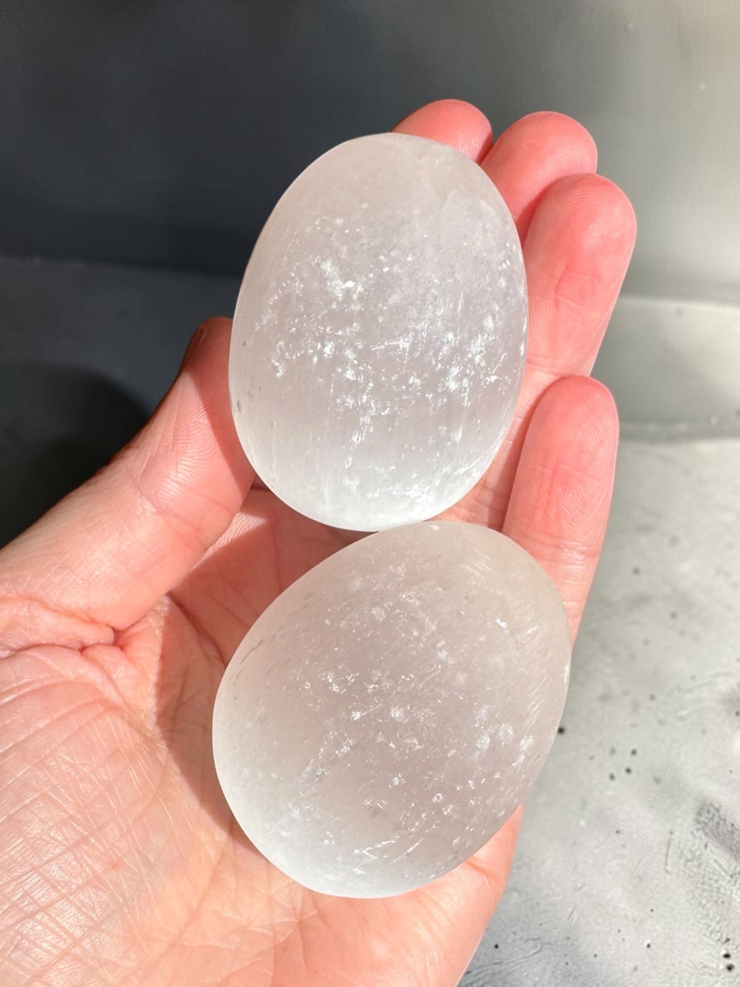 Selenite eggs | Intuitively Chosen