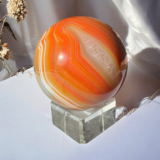 Carnelian Sphere (c) 5.5cm