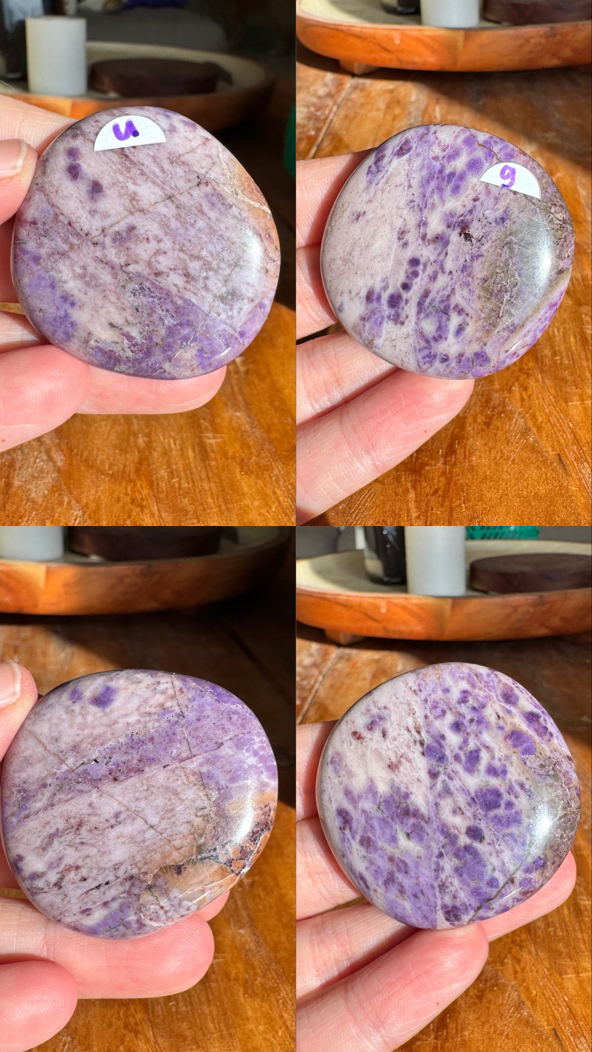 Lavender Jade Flat Stones | Choose Your Own