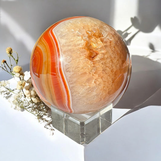 Carnelian Sphere (e) 6cm