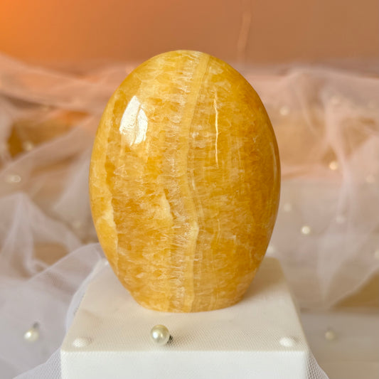 Orange Calcite Freeform (a)