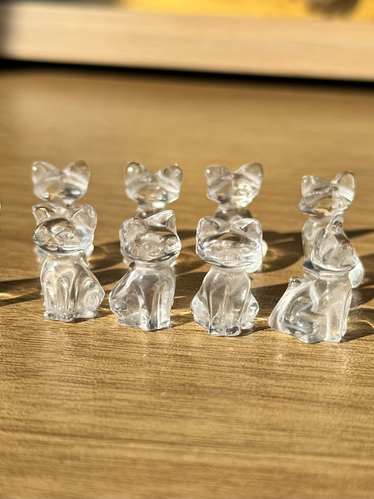 Clear Quartz Mini Cat Carving | Intuitively Chosen