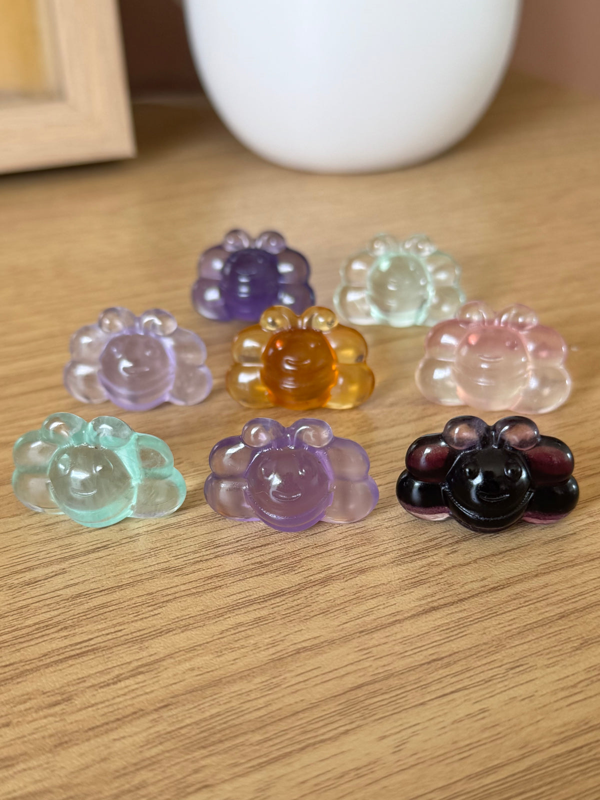 Fluorite Bee Carvings ~ Choose Your Own