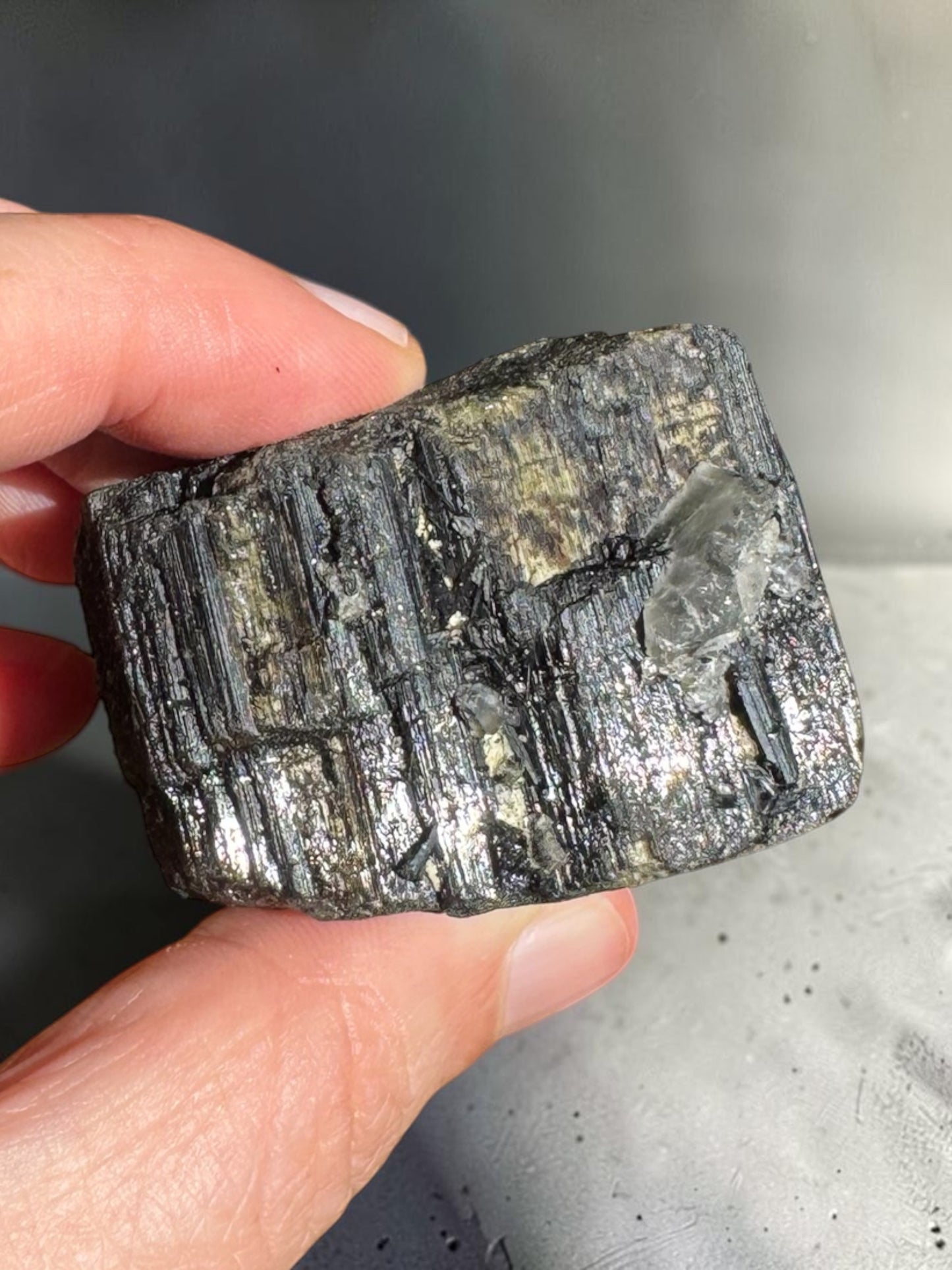 Black Tourmaline Raw Specimen