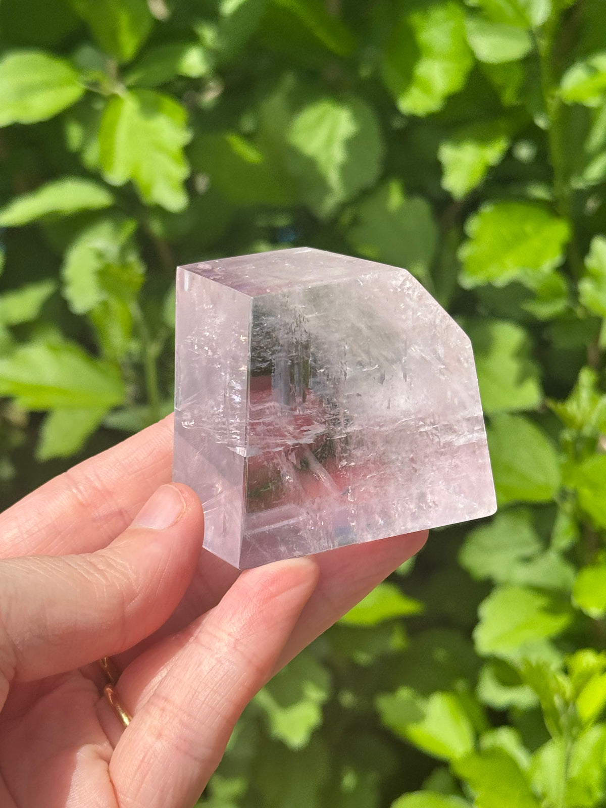 Rare Lilac Optical Calcite Freeform