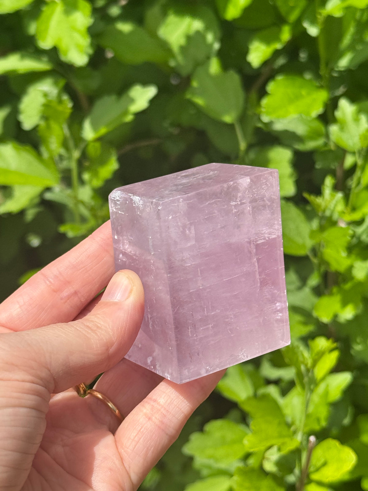 Rare Lilac Optical Calcite Freeform