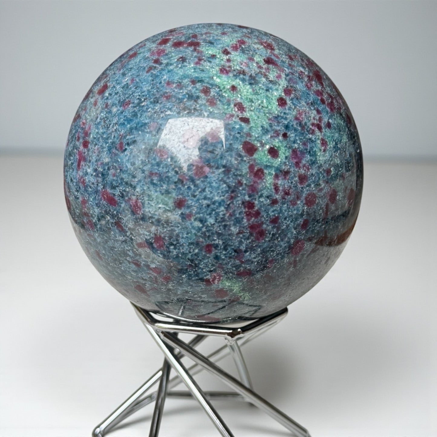 Ruby in Kyanite Sphere