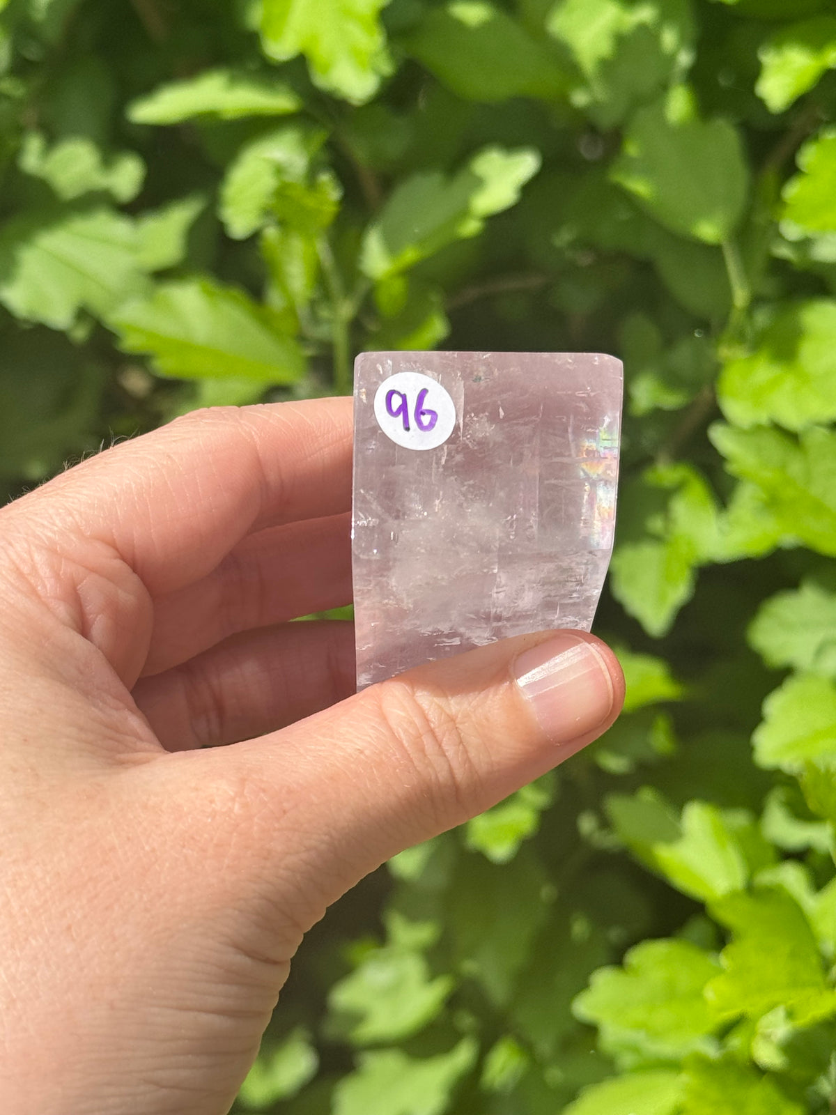 Rare Lilac Optical Calcite Freeform