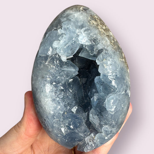 Celestite Egg Cluster